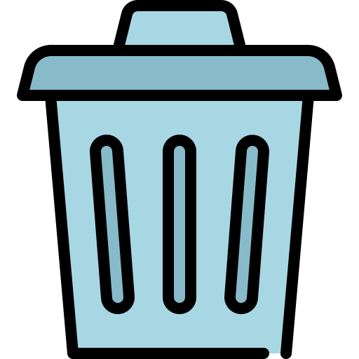 Application, bin, mobile, smartphone, trash, ui, user interface icon